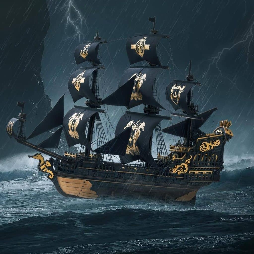 Test : robotime puzzle 3D bois Seahorse MCB02, voilier mécanique à construire