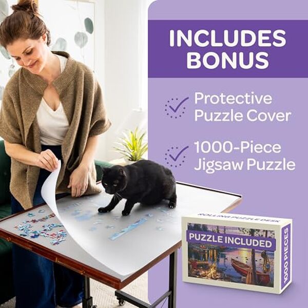 Découvrez notre test détaillé de la table de puzzle JoyBerri à roulettes. Un modèle pratique et mobile pour assembler vos puzzles de 1500 pièces en toute facilité. 