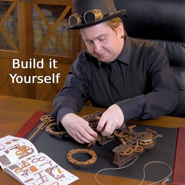 Découvrez notre test complet de l'horloge puzzle 3D en bois Steampunk Gearworks de Wooden.city : un mécanisme fascinant à assembler soi-même. 