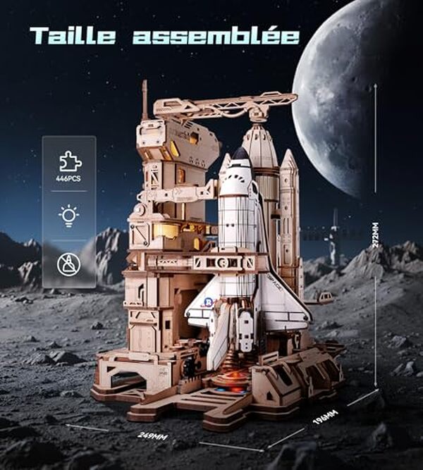 Découvrez notre test complet de la maquette navette spatiale ROKR LKA02 en bois : qualité, montage, détails et avis client sur ce kit de construction unique. 