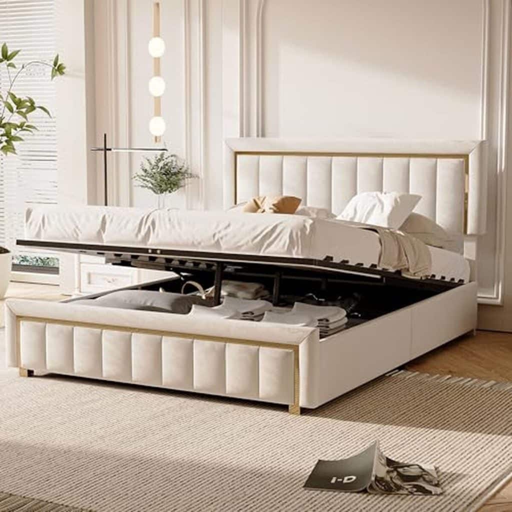 Avis sur le lit NMCXO coffre hydrauliques : design moderne et fonctionnel