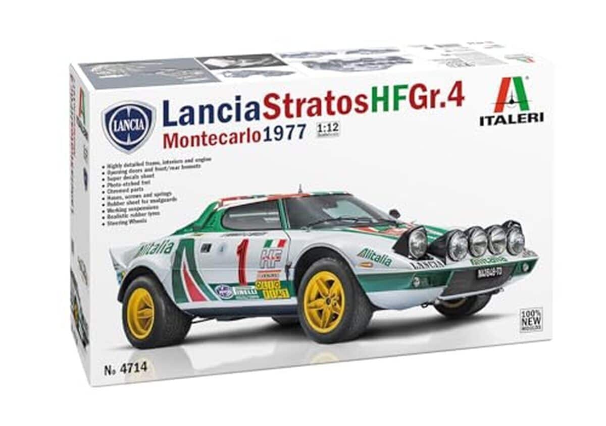Test de la maquette Lancia Stratos HF Gr.4 Italeri 4714 détaillée
