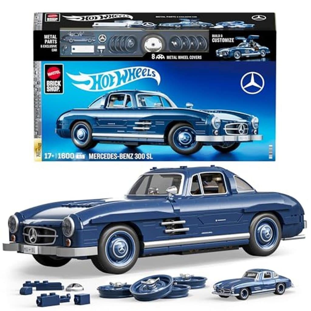 Test du coffret construction Mattel Mercedes-Benz 300 SL : 1 600 pièces premium
