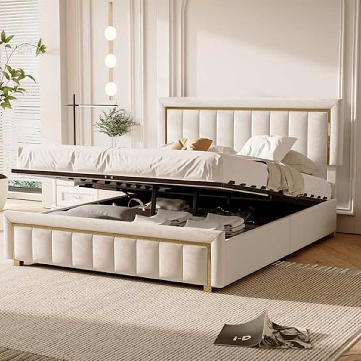 Test du lit coffre BLSYHDH : rangement et confort optimisés