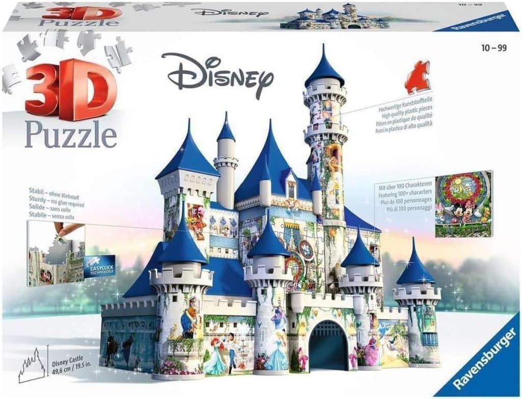 Test du puzzle 3D Ravensburger : château Disney, 216 pièces
