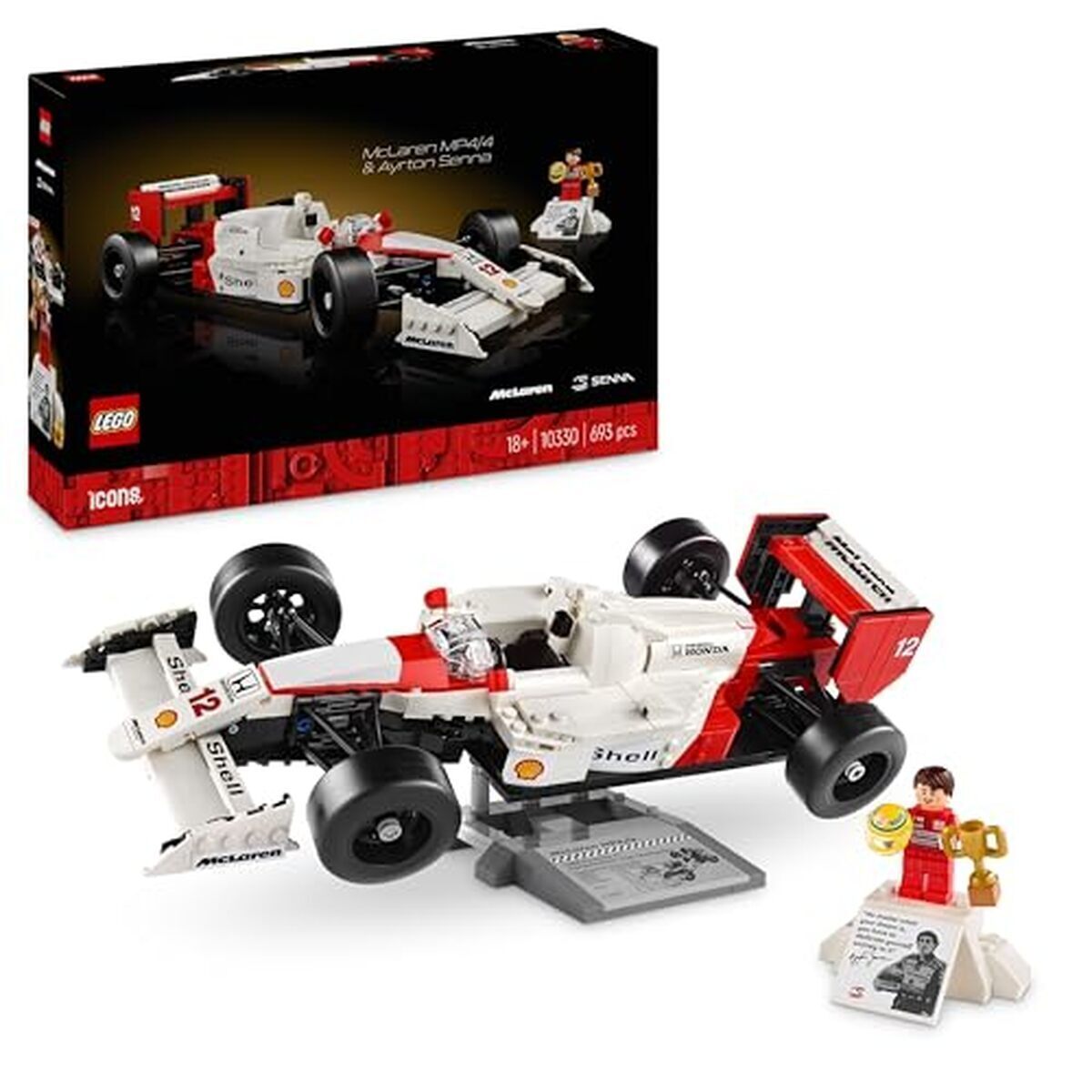 Test : lego Icons McLaren MP4/4 Ayrton Senna 10330, set F1 pour adultes