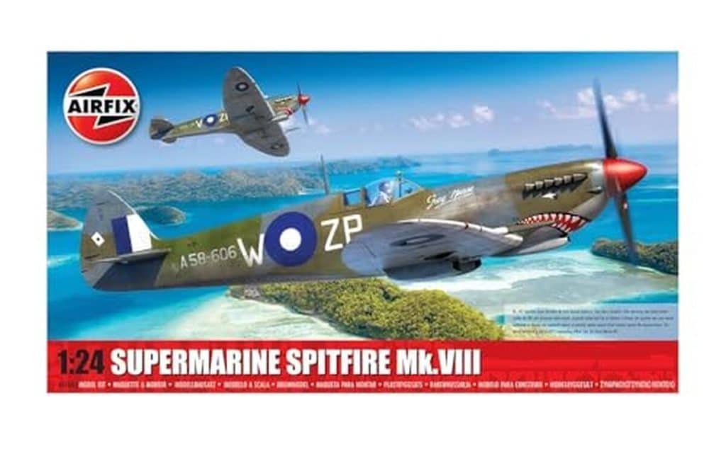 Test : maquette Airfix Spitfire MK.  VIII