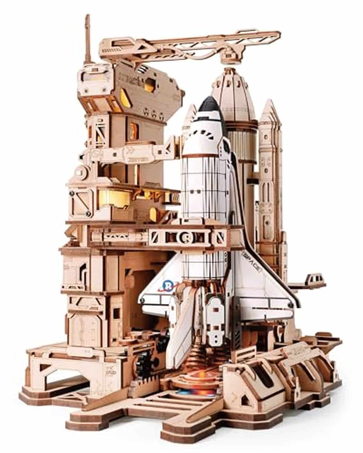 Test ROKR maquette navette spatiale LKA02 en bois