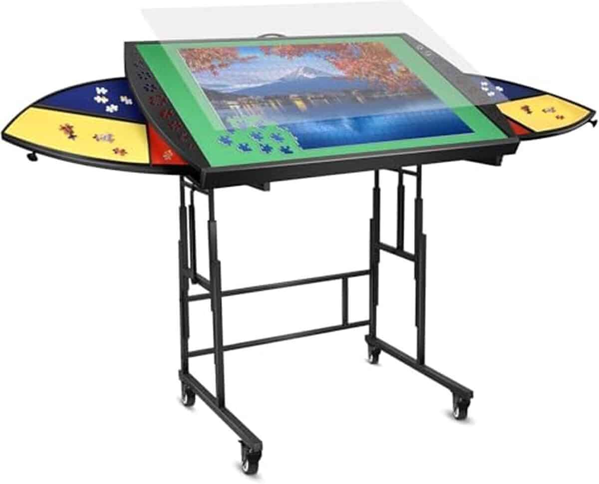 Test : table de puzzle Xubialo ajustable et pratique